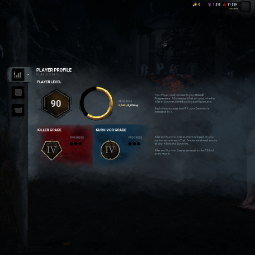 【steam Devoción DBD lvl 0】☑️2 Muy raro skins + 6 Asesinos + 9 Supervivientes ⭐ 1210 iridescent fragmentos + 11K BloodPoints ⭐ 335hs 0